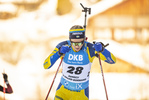 18.12.2021, xkvx, Biathlon IBU World Cup Le Grand Bornand, Pursuit Women, v.l. Stina Nilsson (Sweden) in aktion / in action competes