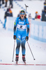 18.12.2021, xkvx, Biathlon IBU World Cup Le Grand Bornand, Pursuit Women, v.l. Anais Bescond (France) im Ziel / in the finish