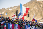 18.12.2021, xkvx, Biathlon IBU World Cup Le Grand Bornand, Pursuit Women, v.l. Feature Stadionansicht mit Fans / stadium overview with fans