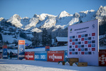 18.12.2021, xkvx, Biathlon IBU World Cup Le Grand Bornand, Pursuit Men, v.l. Feature / Landschaft / Viessmann Branding / Advertising  / 