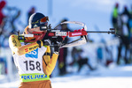 18.12.2021, xsoex, Biathlon Alpencup Pokljuka, Sprint Men, v.l. Lucas Lechner (Germany)  / 
