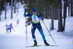 18.12.2021, xsoex, Biathlon Alpencup Pokljuka, Sprint Men, v.l. Jakob Sirenko (Switzerland)  / 