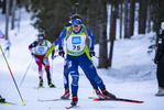 18.12.2021, xsoex, Biathlon Alpencup Pokljuka, Sprint Men, v.l. Leonhard Pfund (Germany)  / 