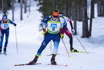 18.12.2021, xsoex, Biathlon Alpencup Pokljuka, Sprint Men, v.l. Albert Engelmann (Germany)  / 