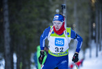 18.12.2021, xsoex, Biathlon Alpencup Pokljuka, Sprint Men, v.l. Valentin Lagler (Germany)  / 