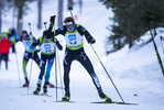 18.12.2021, xsoex, Biathlon Alpencup Pokljuka, Sprint Men, v.l. Michael Moritz (Austria)  / 