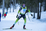 18.12.2021, xsoex, Biathlon Alpencup Pokljuka, Sprint Men, v.l. David Zabukovec (Slovenia)  / 