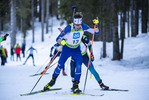 18.12.2021, xsoex, Biathlon Alpencup Pokljuka, Sprint Men, v.l. Elias Seidl (Germany)  / 