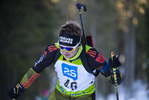 18.12.2021, xsoex, Biathlon Alpencup Pokljuka, Sprint Men, v.l. Paul Guenter (Germany)  / 