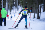 18.12.2021, xsoex, Biathlon Alpencup Pokljuka, Sprint Men, v.l. Jonin Wyss (Switzerland)  / 