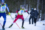 18.12.2021, xsoex, Biathlon Alpencup Pokljuka, Sprint Men, v.l. Lukas Haslinger (Austria)  / 