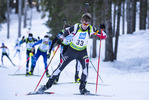 18.12.2021, xsoex, Biathlon Alpencup Pokljuka, Sprint Men, v.l. Joshua Durie (Austria)  / 