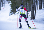 18.12.2021, xsoex, Biathlon Alpencup Pokljuka, Sprint Men, v.l. Max Gerbl (Austria)  / 