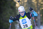 18.12.2021, xsoex, Biathlon Alpencup Pokljuka, Sprint Men, v.l. Francois Mars (Switzerland)  / 
