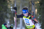18.12.2021, xsoex, Biathlon Alpencup Pokljuka, Sprint Men, v.l. Jonah Simon (Germany)  / 