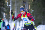18.12.2021, xsoex, Biathlon Alpencup Pokljuka, Sprint Men, v.l. Paul Ritter (Austria)  / 