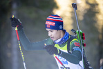 18.12.2021, xsoex, Biathlon Alpencup Pokljuka, Sprint Men, v.l. Joe Benedict Bretschneider (Germany)  / 