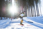 18.12.2021, xsoex, Biathlon Alpencup Pokljuka, Sprint Men, v.l. Kevin Deter (Germany)  / 