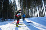 18.12.2021, xsoex, Biathlon Alpencup Pokljuka, Sprint Men, v.l. Emil Koch (Germany)  / 