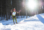 18.12.2021, xsoex, Biathlon Alpencup Pokljuka, Sprint Men, v.l. Fabian Dietrich (Germany)  / 