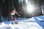 18.12.2021, xsoex, Biathlon Alpencup Pokljuka, Sprint Men, v.l. Hannes Goesweiner (Austria)  / 
