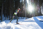 18.12.2021, xsoex, Biathlon Alpencup Pokljuka, Sprint Men, v.l. Domenic Endler (Germany)  / 