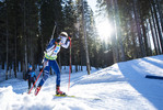 18.12.2021, xsoex, Biathlon Alpencup Pokljuka, Sprint Men, v.l. Alex Bauer (Germany)  / 