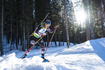18.12.2021, xsoex, Biathlon Alpencup Pokljuka, Sprint Men, v.l. Jett Huang (Austria)  / 