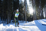 18.12.2021, xsoex, Biathlon Alpencup Pokljuka, Sprint Men, v.l. Janik Loew (Germany)  / 