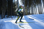 18.12.2021, xsoex, Biathlon Alpencup Pokljuka, Sprint Men, v.l. Janik Loew (Germany)  / 