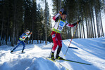 18.12.2021, xsoex, Biathlon Alpencup Pokljuka, Sprint Men, v.l. Jakob Feuersinger (Austria)  / 