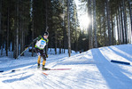 18.12.2021, xsoex, Biathlon Alpencup Pokljuka, Sprint Men, v.l. Kevin Deter (Germany)  / 