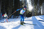 18.12.2021, xsoex, Biathlon Alpencup Pokljuka, Sprint Men, v.l. Simon Zberg (Switzerland)  / 