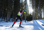 18.12.2021, xsoex, Biathlon Alpencup Pokljuka, Sprint Men, v.l. Moritz Goeschel (Germany)  / 