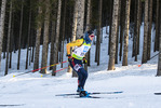 18.12.2021, xsoex, Biathlon Alpencup Pokljuka, Sprint Men, v.l. Florian Hollandt (Germany)  / 