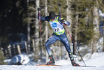 18.12.2021, xsoex, Biathlon Alpencup Pokljuka, Sprint Men, v.l. Arved Kuehnisch (Germany)  / 