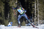 18.12.2021, xsoex, Biathlon Alpencup Pokljuka, Sprint Men, v.l. Arved Kuehnisch (Germany)  / 