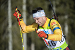 18.12.2021, xsoex, Biathlon Alpencup Pokljuka, Sprint Men, v.l. Max Barchewitz (Germany)  / 