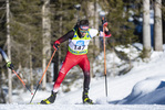 18.12.2021, xsoex, Biathlon Alpencup Pokljuka, Sprint Men, v.l. Fredrik Muehlbacher (Austria)  / 