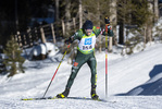 18.12.2021, xsoex, Biathlon Alpencup Pokljuka, Sprint Men, v.l. Simon Gross (Germany)  / 