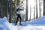18.12.2021, xsoex, Biathlon Alpencup Pokljuka, Sprint Women, v.l. Sophie Huegel (Germany)  / 