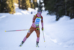 18.12.2021, xsoex, Biathlon Alpencup Pokljuka, Sprint Women, v.l. Sandra Zuerker (Germany)  / 