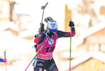 19.12.2021, xkvx, Biathlon IBU World Cup Le Grand Bornand, Mass Start Women, v.l. Ingrid Landmark Tandrevold (Norway) in aktion / in action competes