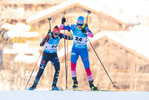 19.12.2021, xkvx, Biathlon IBU World Cup Le Grand Bornand, Mass Start Women, v.l. Irina Kazakevich (Russia) in aktion / in action competes