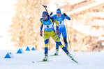 19.12.2021, xkvx, Biathlon IBU World Cup Le Grand Bornand, Mass Start Women, v.l. Hanna Oeberg (Sweden) in aktion / in action competes