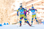 19.12.2021, xkvx, Biathlon IBU World Cup Le Grand Bornand, Mass Start Women, v.l. Stina Nilsson (Sweden) in aktion / in action competes