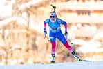 19.12.2021, xkvx, Biathlon IBU World Cup Le Grand Bornand, Mass Start Women, v.l. Svetlana Mironova (Russia) in aktion / in action competes