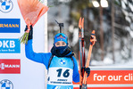 19.12.2021, xkvx, Biathlon IBU World Cup Le Grand Bornand, Mass Start Women, v.l. Dorothea Wierer (Italy) bei der Siegerehrung / at the medal ceremony