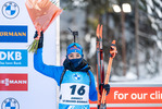 19.12.2021, xkvx, Biathlon IBU World Cup Le Grand Bornand, Mass Start Women, v.l. Dorothea Wierer (Italy) bei der Siegerehrung / at the medal ceremony