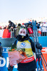 19.12.2021, xkvx, Biathlon IBU World Cup Le Grand Bornand, Mass Start Women, v.l. Marte Olsbu Roeiseland (Norway) nach der Siegerehrung / after the medal ceremony